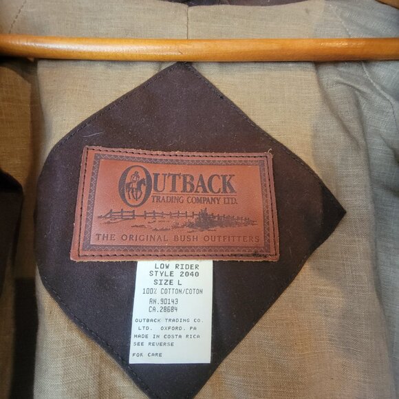 Outback Trading Co Low Rider Duster Size Large Excellent - Picture 5 of 8